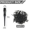 Ezydka Plastic Dart Tips, Pack of 200, Soft Dart Tips,