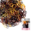 EXTRA STRONG 300 Mini Hair Rubber Elastics Multi Pack for