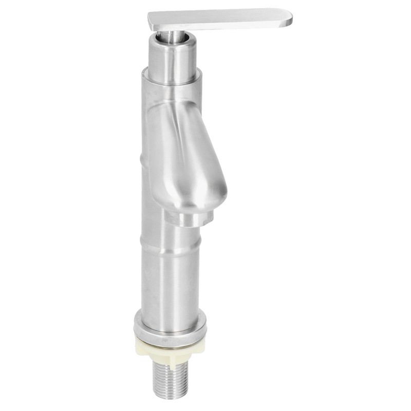 Bamboo Shape Stainless Steel Basin Faucet Cold Water Sink Faucet