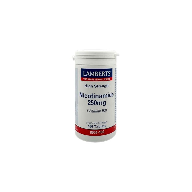 Lamberts Nicotinamide (Vitamin B3) 250mg - 100 tablets