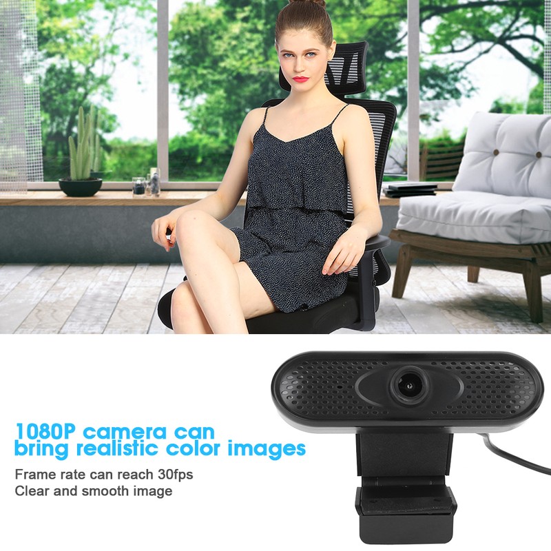 1080P Laptop Camera with Microphone Desktop USB DriveFree Webcams Video