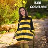 Bee Costume Adult Women with Headband Wings Gloves Leg Socks