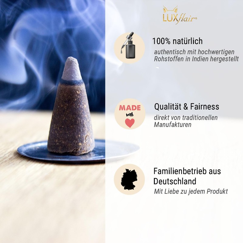 Citronella Incense Cones, 25 Incense Cones, Glow Duration per Cone,