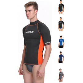 Cressi Rash Guard Men's Top, orange, m