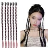 6pcs Synthetic Braid Female Ponytail Playful and Cute Simulation Boxing
