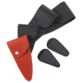 TOVINANNA Hairdressing Scissors Leather Case Barber Scissor Bag Hair Scissors Storage Holder Durable Pvc