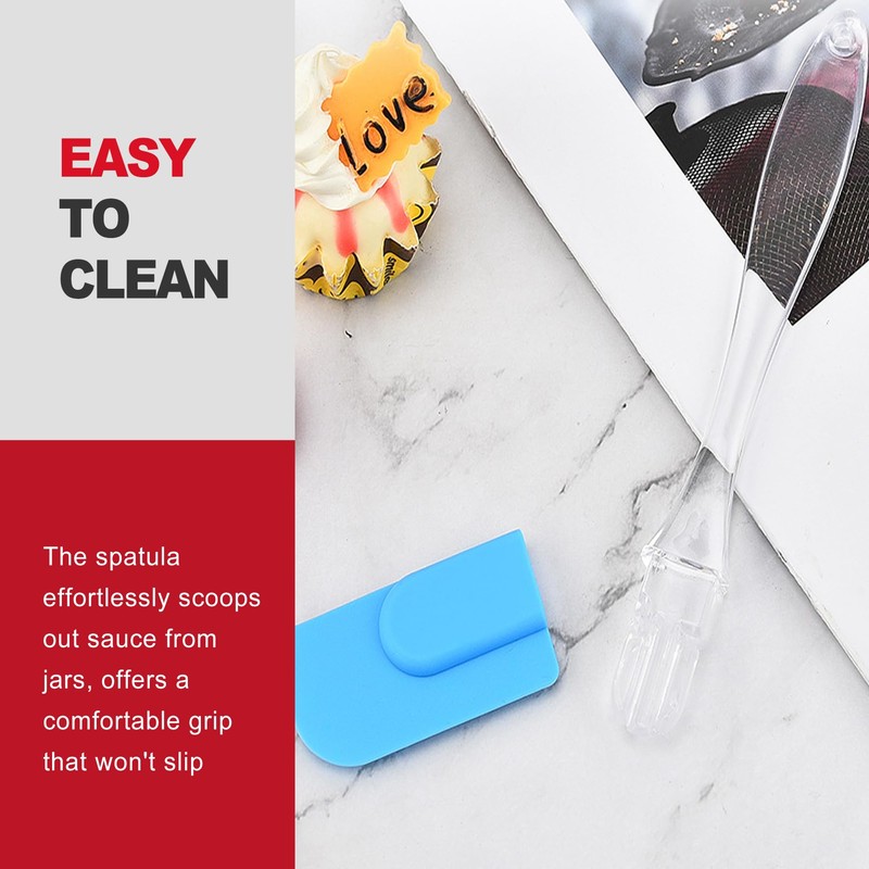 6-Piece Silicone Spatula Set for Baking Cooking and Mixing Compact