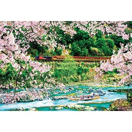 Beverly 300-007 300-Piece Jigsaw Puzzle, Cherry Blossom, Hossukyo 10.2 x 15.0 inches (26 x 38 cm), Made in Japan