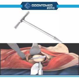 ODM Femoral Head Extractor, Corkscrew, Orthopedic Instruments 23cm