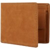 Kametori Bag Manufacturing Men's Bi-fold Wallet, Genuine Leather, Camel