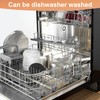 Glass Milk Container for Miele, Compatible with Coffee Machines for