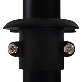 RIHAMN Metle Squirrel Baffle Buckle,Squirrel Baffle Accessory,Pole Mounted Buckle Stopper for Bird Feeder Pole/Bird House Guard (Black-1 Pack)