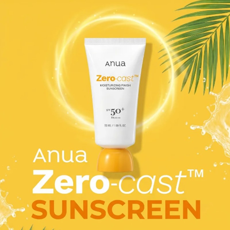 Anua Zero Cast Daily Transparent Moisture Sun Cream / 아누아
