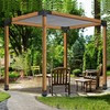 Grehitk Pergola Kit, Pergola Brackets 3-Way Right Angle Corner Bracket