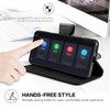 Shantime Oxford Fabric Leather Flip Wallet Case Compatible with AGM