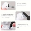 Cleaning Kit/Tool for AirPods and Earbuds, 3-in-1 with Sponge, Brush
