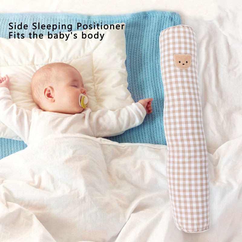 Multifunctional Baby Bolster Soft Breathable Cotton Cute Bear Pattern Infant