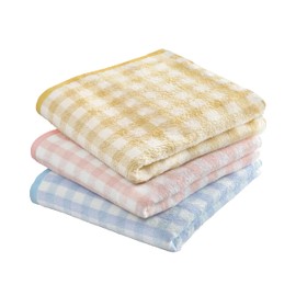 kosugizen Mini Bath Towel, Pastel Cloth, 19.7 x 39.4 inches (50 x 100 cm), Set of 3 Colors