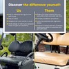 Club CAR Precedent Front Golf Cart Seat Covers Diamond Stitching