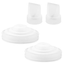 4st Entenschnabelventil und Membran Kompatibel mit m5, Silikon Milchpumpenzubehör Ersatzteile Zubehör Stillzubehör Pump Accessories für M5 Milchpumpe