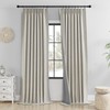 Cniuyhi Linen Textured Pinch Pleat Curtains 84 Inches Long, Total
