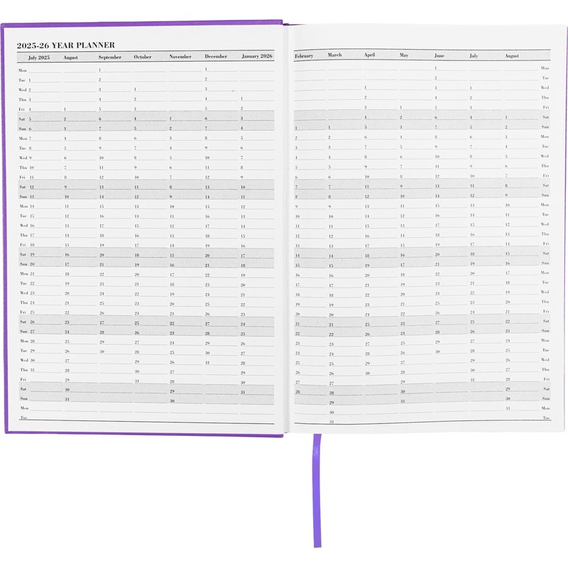 Star Note 2025-2026 A5 Week to View Academic Diary School