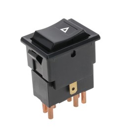 ECSiNG Hazard Light Switch Hazard Warning Lamp Switch YUF101490 7-pin Warning Light Switch Compatible with Land Rover Defender 90 110 127