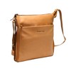Greenland Nature Nature Leather Shoulder Bag 28 cm, mandarine