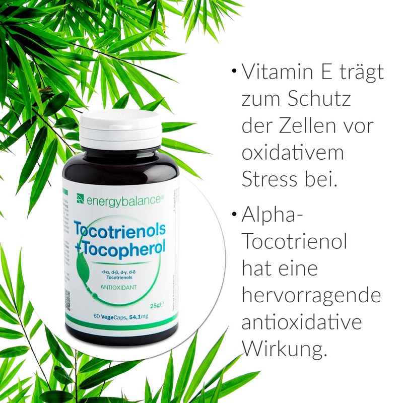 EnergyBalance Tocotrienol alpha-gamma - 4 tocopherols in 1 capsules with