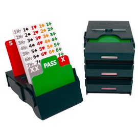 Bid Pal Bridge Bidding Box Set of 4 Green
