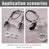 SGERUFZ Set of 2 key tensioners set, aluminium tool, spanner