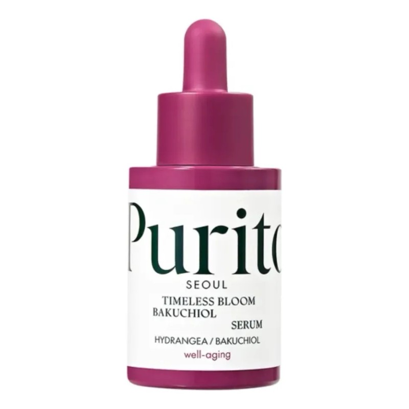 Purito Bakuchiol Timeless Bloom Sérum Revitalizante 30 ml K-Beauty Noche
