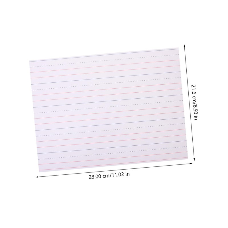CAXUSD 30Pcs Dry Erase Sentence Strips for Teachers Ruled Cardstock