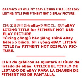 GRAPHICS DECAL 2004 - 2012 HONDA CRF 50 GRAPHICS CRF50 RED / BLUE MOTOCROSS STICKER DECALS KIT