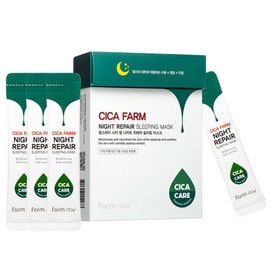 Farmstay Cica Farm Night Repair Sleeping Mask 4ml x 20p, 20 pieces, 1 piece / 팜스테이 시카 팜 나이트리페어 슬리핑마스크 4mlX20p, 20개, 1개