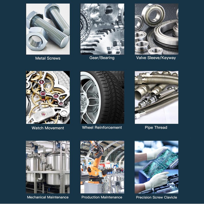 ESKONKE 3 Pack Thread Locker Blue 243 + Red 271