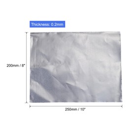 PATIKIL Flexible Graphite Foil Sheet, 250x200x0.2mm, Pack of 2