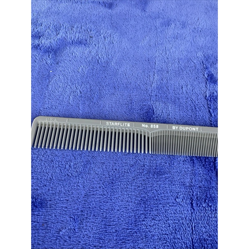 Starflite Vintage Starflite DuPont Grey Hair Comb #858 Cutting Comb