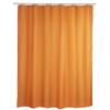 beytug Plain Orange Extra Long and Wide Fabric Bathroom Shower