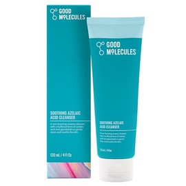 Good Molecules Soothing Azelaic Acid Cleanser – Gentle Creamy Non-Foaming Face Wash for Oily & Sensitive Skin – Vegan & Fragrance-Free – 120 ml
