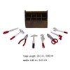 Zerodeko 1 Set Mini Tool Box Doll House Toolbox Mini