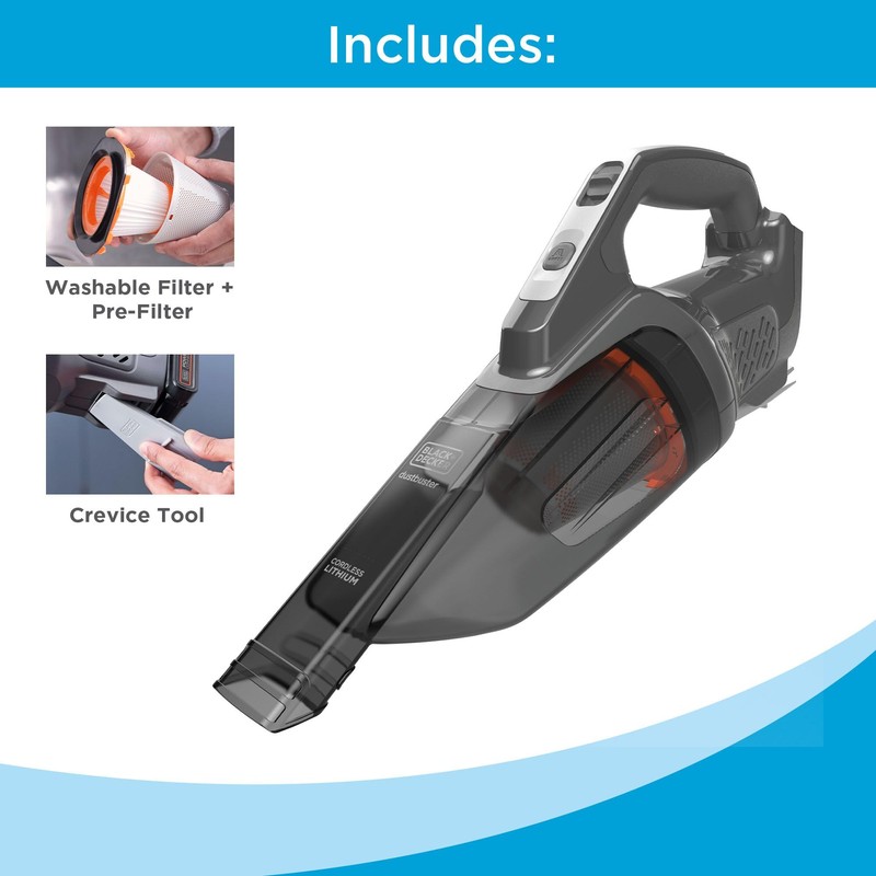 BLACK+DECKER 20V MAX POWERCONNECT Handheld Vacuum, Cordless, Battery Not Included,