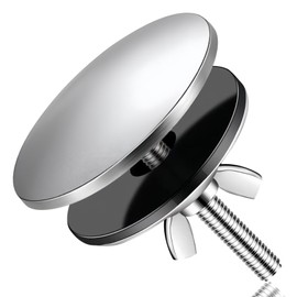 BangBoom Kitchen Sink Hole Cover Stainless Steel Faucet Hole Covers 2 Inch Sink Sprayer Hole Cap Sink Tap Hole Plate Stopper Cover Blanking Metal Plug (Silver)