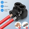 5 Pcs Insulated Wire Connectors Black Multi Cable Splice Connector