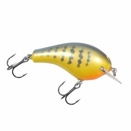 Bagley Baits Balsa B1 Squarebill Shallow Diving Crankbait, Orange Belly Gill, 7/16 oz, 2"