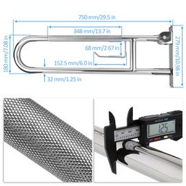 Rackickyer Handicap Grab Bar, 29.5 Inch Stainless Steel Toilet Safety Rails, Disabled Flip-Up Bathroom Grab Bars with Paper Holder, Anti-Slip Toilet Handrails Hand Grips Handicap Grab Bars for Elderly