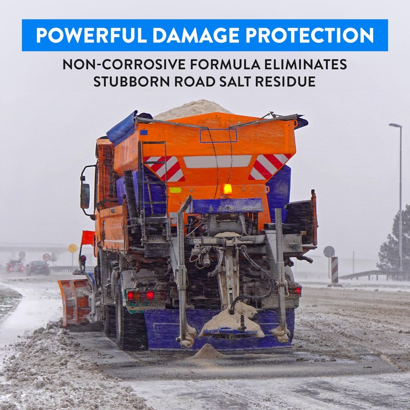 Detco Road Salt Neutralizer - Residue Remover for Cars, Trucks,