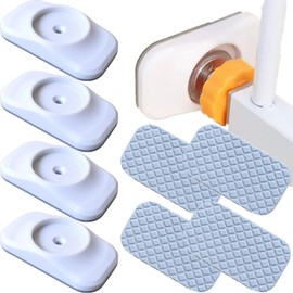Wall Protection Pads for Stair Gate, Pack of 4, Wall Protection Pads for Door Gate, Wall Protection Pads for Door Gate, Wall Protection for Baby Stair Gates and Door Safety Gate, Wall Saver No