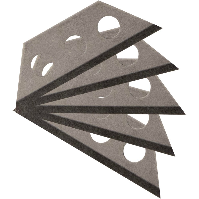 ALLWAY MKB5 Micro Knife Blades, Silver, 5 count (Pack of