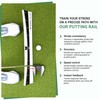 Putting Plane Rail – Portable Golf Putting Stroke Trainer for